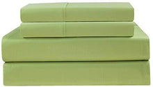 Load image into Gallery viewer, COTTON CRAFT - Ultra-Soft 400-Thread-Count Full Size Sheet Set in Sage, Premium 100% Pure Combed Cotton, 4-Piece Sateen Bedding Set with 1 Deep-Pocket Fitted Sheet, 1 Flat Sheet &amp; 2 Pillowcases
