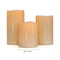 Aignis Flameless Candles, Led Candles Set of 7(H 4" 4" 4" 5" 5" 6" 6" x D 3") Ivory Resin Candles Battery Candles with Remote Timer Waterproof Outdoor Indoor Candles