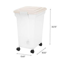 Load image into Gallery viewer, Inspired Essentials 55 Qt Plastic Airtight Pet Food Storage
