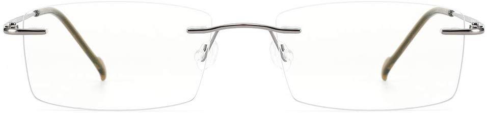 Cyxus Blue Light Blocking Computer Glasses [Better Sleep] Anti Digital Eye Strain Headache Video Eyewear (Blue Browline Frame)