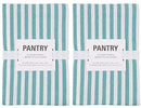 KAF Home Mixed Flat & Terry Kitchen Towels | Set of 6 18 x 28 Inches | 4 Flat Weave Towels for Cooking and Drying Dishes and 2 Terry Towels, for House Cleaning and Tackling Messes and Spills (Teal)