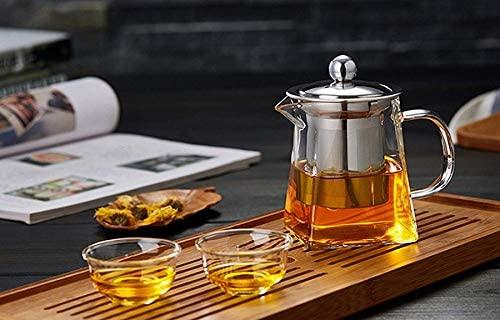 Glass Teapot 350 ml Teapot for One with Heat Resistant Stainless Steel Infuser Perfect for Tea and Coffee (350ML) by Teavana