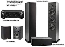Load image into Gallery viewer, Polk T50 150 Watt Home Theater Floor Standing Tower Speaker (Single) - Premium Sound at a Great Value | Dolby and DTS Surround
