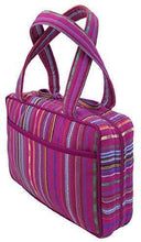 Load image into Gallery viewer, Bible Covers for Women &amp; Girls | Bible Carrying Case | Small-Medium Bible Cover with Handles | Soft Carrying Case Fabric | Multiple Colors Available | with Pen Holders | 100% Cotton Material (Purple)
