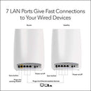 NETGEAR Orbi Tri-Band Whole Home Mesh WiFi System, with Wall Plugs for Placement Anywhere (RBK33) – Router Replacement Covers up to 5,000 sq. ft. 3-Pack Includes 1 Router & 2 Wall Plug Satellites