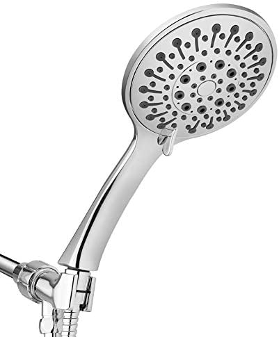 VOLUEX 6 Sprays Hand Held Shower Head with Hose, 5" Rainfall High Pressure Massage Shower Heads with Handheld Spray, Water Saving, Adjustable Bracket, 68"