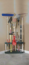 Load image into Gallery viewer, Rubbermaid Deluxe Tool Tower, Garage Storage, Holds 40 Tools, Black (FG5E2800MICHR)
