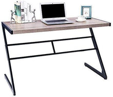 Load image into Gallery viewer, FIVEGIVEN Rustic Computer Writing Desk Industrial Study Table Simple Z Shaped Desk Driftwood 48 Inch
