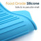 HIRALIY Silicone Dish Drying Mat, Easy Clean Dishwasher Safe Heat Resistant Countertop Protection Eco-Friendly Trivet Multifunctional Kitchen Heat Proof Mat - Blue