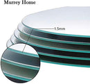 Murrey Home 12 Pack 12" Round Mirror Tray/Plate for Wedding, Christmas and Party Décor