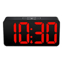 DreamSky Compact Digital Alarm Clock with USB Port for Charging, Adjustable Brightness Dimmer, Bold Digit Display, 12/24Hr, Snooze, Adjustable Alarm Volume, Small Desk Bedroom Bedside Clocks.