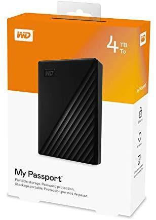 WD 5TB My Passport Portable External Hard Drive, Black - WDBPKJ0050BBK-WESN