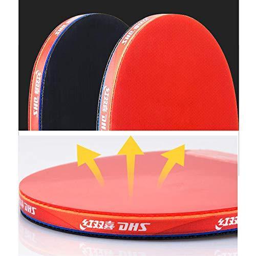 SSHHI 6 Star Ping Pong Racket,Sports Series,Ping Pong Racket Set,The Best Choice for Indoor and Outdoor Activities,Solid/As Shown / 26×15CM