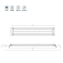 Load image into Gallery viewer, NICREW ClassicLED Aquarium Light, Fish Tank Light with Extendable Brackets, White and Blue LEDs
