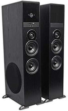 Load image into Gallery viewer, Rockville TM150B Black Home Theater System Tower Speakers 10&quot; Sub/Blueooth/USB
