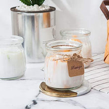 Load image into Gallery viewer, Encheng 4 oz Clear Glass Jars With Lids,Glass Yogurt Container With Caps(PE),Replacement Glass Pudding Jars Yogurt Jars,Clear Glass Containers For Milk,Ramekin,Jams,Jelly,Mousse 20 Pack
