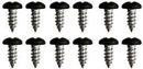 Boshen Garage Carriage Door Handles Hinges Decorative Hardware Kit for Doors Accents Screw Mount (2 Set(8 Hinges + 4 Handles), Black)