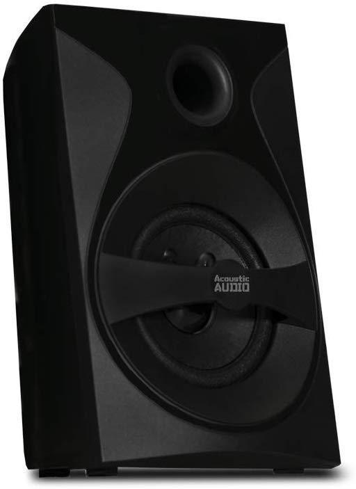 Acoustic Audio Bluetooth 5.1 Speaker System with Sub Light and FM Home Theater 6 Speaker Set