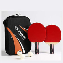 Load image into Gallery viewer, SSHHI Offensive Table Tennis Paddle,7 Layers of Wood,Ping Pong Racket Set,Can be Used by Beginners and Above, Strong/As Shown/Long Handle

