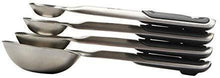 Load image into Gallery viewer, OXO 11180500 Good Grips Measuring Cups and Spoons Set, Stainless Steel, 2.9
