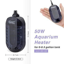 Load image into Gallery viewer, Hygger Mini Glass Aquarium Heater 50W 100W Adjustable LED Digital Temperature Display Small Tank Heater for Turtle Betta Fish Bowl with Protective Guard
