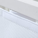 BBTKCARE Breathable Mesh Crib Bumper,White