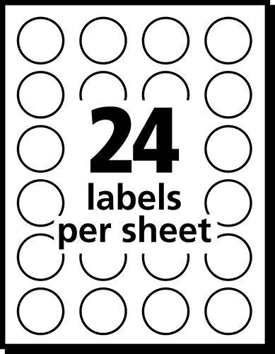 Avery Removable Print or Write Color Coding Labels, Round, 0.75 Inches, Pack of 1008 (5472)