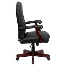 Load image into Gallery viewer, Flash Furniture Bomber Brown Classic Executive Swivel Office Chair with Arms
