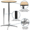 Flash Furniture 30'' Round Wood Cocktail Table with 30'' and 42'' Columns