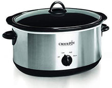 Load image into Gallery viewer, Crockpot Oval Manual Slow Cooker, 8 quart, Stainless Steel (SCV800-S)
