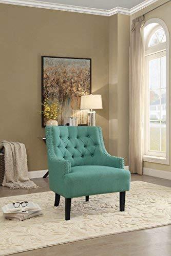 Homelegance Charisma Fabric Accent Chair, Indigo