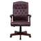 Flash Furniture Bomber Brown Classic Executive Swivel Office Chair with Arms