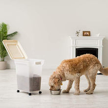Load image into Gallery viewer, Inspired Essentials 55 Qt Plastic Airtight Pet Food Storage
