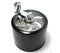 Herb Grinder Tobacco Grinder Aluminum Herb Spice Crusher Smoking Pipes Hand Crank 2.5" 4 Colors