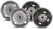 Load image into Gallery viewer, Pacific Dualies 38-1608 Polished 16 Inch 8 Lug Stainless Steel Wheel Simulator Kit for 1974-2000 Chevy GMC 3500, 1974-1998 Ford F350, 2008-2019 Ford E350/E450 Van, 1974-1999 Dodge Ram 3500
