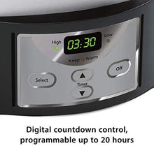 Load image into Gallery viewer, Crockpot Oval Manual Slow Cooker, 8 quart, Stainless Steel (SCV800-S)
