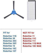 Load image into Gallery viewer, Replacement Parts for Eufy RoboVac 11S, RoboVac 30, RoboVac 30C, RoboVac 15T, RoboVac 15C, RoboVac 12, RoboVac 35C Vacuum Filters, Side Brushes,Rolling Brushes
