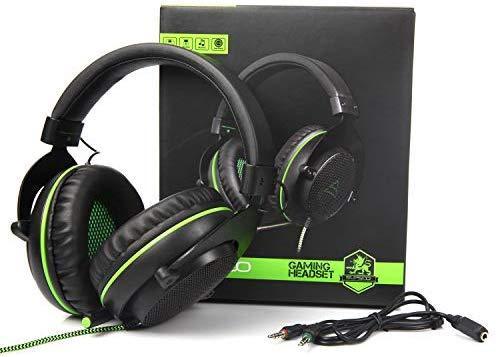 MODOHE G830 Gaming Headset 3.5 mm Wired Over Ear,with Microphone Noise Cancelling Gaming Headphones for Xbox 360/PC/PS4/PS4 PRO/Xbox One/Xbox One S,etc(Black)