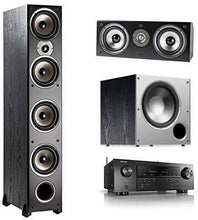 Load image into Gallery viewer, Polk Audio Monitor 70 Series II Tower Speaker (Black, Single) for Multichannel Home Theater | 1&quot; Tweeter, (4) 6.5&quot; Woofers | Bi-wire &amp; Bi-amp
