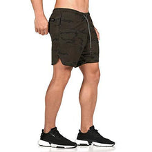 Load image into Gallery viewer, EVERWORTH Men&#39;s 2-in-1 Bodybuilding Workout Shorts Lightweight Gym Training Short Running Athletic Jogger with Zipper Pockets
