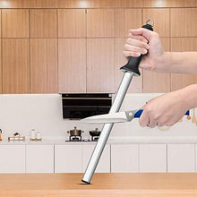 Load image into Gallery viewer, TAIDEA 12 Inch Diamond Knife Sharpener Steel Rod Knife Sharpening Professional, Honing Rod for Sharpening Your Chef&#39;s Knife, Carving Knife, Chopping Knives
