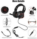 MODOHE Gaming Headset for Xbox One PS4 PC Gaming and Nintendo Switch,Stereo Surround Noise Cancelling Over Ear Gaming Headphones with Mic Volume Control for Xbox 1 S Playstation 4 Laptop,PC,Mac,iPad