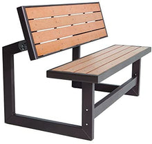 Load image into Gallery viewer, LIFETIME 60139 Outdoor Convertible Bench, 55 Inch, Mocha Brown
