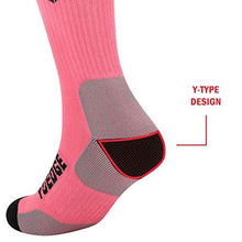 Load image into Gallery viewer, YUEDGE Women&#39;s Cushion Cotton Crew Socks Multi Performance Athletic Hiking Socks(2 Pairs/Pack)
