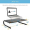 Monitor Stand Riser with Vented Metal for Computer, Laptop, Desk, Printer with 14.5 Platform 4 Inch Height