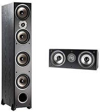 Load image into Gallery viewer, Polk Audio Monitor 70 Series II Tower Speaker (Black, Single) for Multichannel Home Theater | 1&quot; Tweeter, (4) 6.5&quot; Woofers | Bi-wire &amp; Bi-amp
