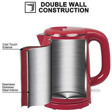 Load image into Gallery viewer, Secura Stainless Steel Double Wall Electric Kettle Water Heater for Tea Coffee w/Auto Shut-Off and Boil-Dry Protection, 1.0L (Black)

