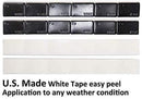 Accretion 90oz (180pcs), 1/2 oz（0.5 oz）, Black, Wheel Weights. USA White Tape, Easy to Peel