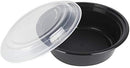 50-Pack meal prep Plastic Microwavable Food Containers for meal prepping bowls with Lids (28 oz.) Black Reusable Storage Lunch Boxes -BPA-Free Food Grade -Freezer & Dishwasher Safe. - HIGH QUALITY