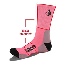 Load image into Gallery viewer, YUEDGE Women&#39;s Cushion Cotton Crew Socks Multi Performance Athletic Hiking Socks(2 Pairs/Pack)
